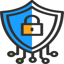 Cybersecurity principle icon
